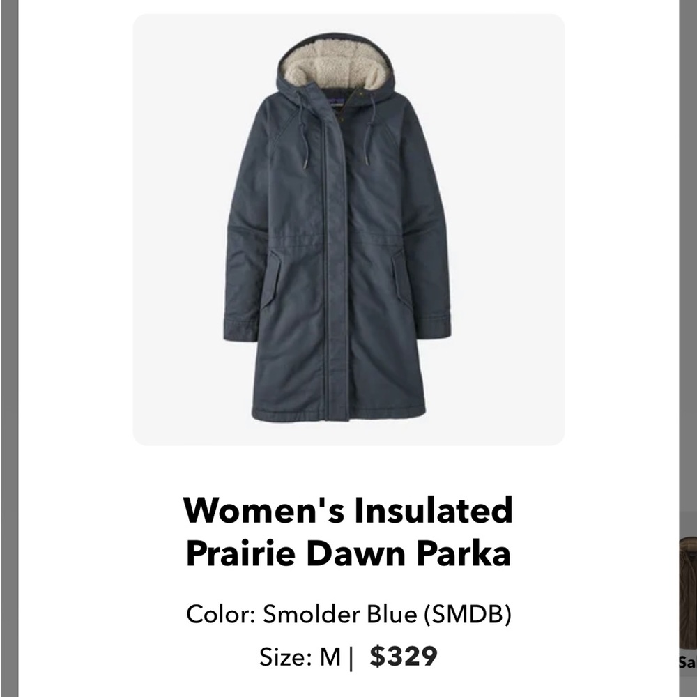 Patagonia Prairie Dawn Insulated Parka